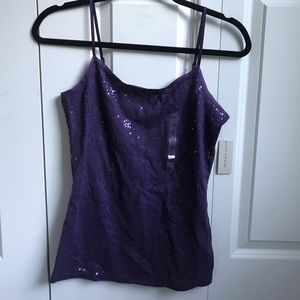 NWT Ann Taylor Sequin Cami/ Tank